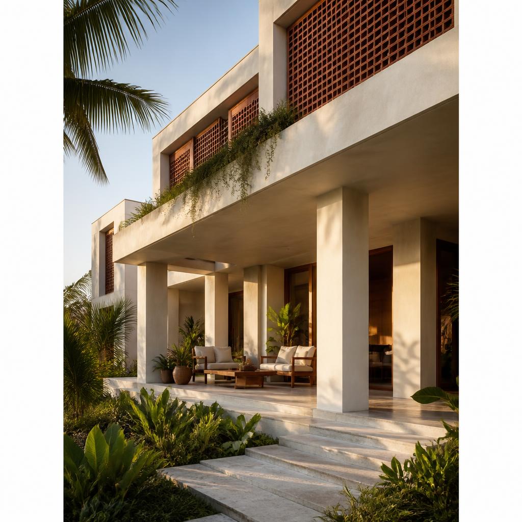 A warm modern home in Lagos